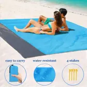 Beach Blanket Sandproof Waterproof Portable Picnic Mat for Travel Camping Hiking