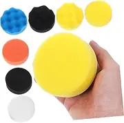 BELLIFFY 1 Set Car Detailing Polishing Kit Multifunctional Drill Buffing Pads for Car Paint Restoration Complete Auto Wax Applicator Sponge Professional Vehicle Care