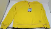 LIMITED EDITION Lego Women's Lightweight YELLOW MINI FIGURE Sweatshirt XS XSMALL