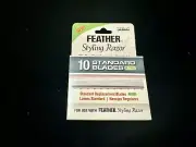 FEATHER Styling Razor 10 Standard Blades R-Type NIB