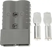 WINOMO 350A 600V Anderson Style Plug Battery Connect Quick Connector with 2 Contacts (Gray)