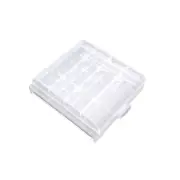For AA/AAA Batteries Transparent PP Storage Box Battery Case Waterproof Cover