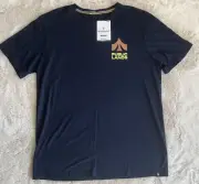 NWT Smartwool Mens L Merino 150 Baselayer Short Sleeve Top Blue Public Lands