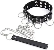 Sex Bondage Roleplay Adult Game Sex Accessories PU Leather Neck Collars Fetish Bondage Flirting Sex Toys For Women for Couples on Bed Restraints Toys