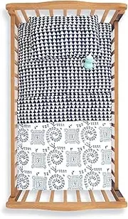 Trade Star 100% Cotton Bedding Set Soft Cotton Toddler Comforter Set Tribal Print for Unisex Hand Block Printed Nursery Bedding Set for Boys & Girls (Pattern - 6)