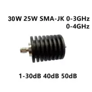 25W 30W SMA To Female Attenuator RF Coaxial Attenuator 1-40DB DC-4GHz Attenuator