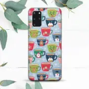 Christmas Pattern Cup Snowflakes Case For Samsung Note 20 S20 S21 S22 S23 S24 FE