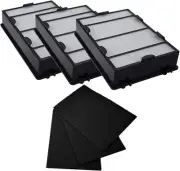3 Pack Hapf600 Replacement Filters Kit fit for Holmes HAP615 HAP625 Black