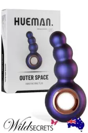 NEW Hueman Outer Space 5.2 inch Vibrating Butt Plug, Sex Toy, Anal Stimulator