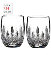 Waterford Lismore Set of Two 7oz Tumblers with $14 Credit