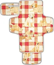 Reusable Changing Table mat with Tissue Pocket Travel Changing pad for Baby for Moms, Dads