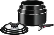 [Tefal] Ingenio Easy On Non-Stick 7 Piece Saucepan Set, L1599602