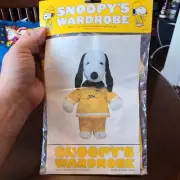 Snoopy’s Wardrobe, Fireman Outfit, 1958, Medium Plush Snoopy 0823, NEW, Sealed