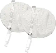 Garende 2x Underarm Pad Armpit Sweat Pad Comfortable with Shoulder Strap Sweat Absorbing, White