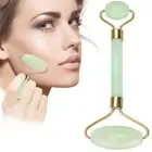 Anti Aging Jade Roller Facial Therapy 100% Natural Jade Stone Facial Roller
