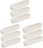 Beavorty 3sets Cotton Pad Holder Cotton Swab Box Small Swab Organizers Travel Storage Box Pp Material 3pcs*3
