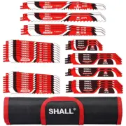 SHALL 34-Piece Reciprocating Saw Blade Set, Reciprocating Saw Blades for Cutt...