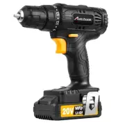 20V Cordless Drill Set 320 In-lbs Torque Power Drill/Driver Kit with 2 Variab...