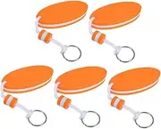 VANZACK Eva Floating Keychains Durable Key Float Keyrings for Surfing Swimming Outdoor Sports Bright Color Easy to Spot present for