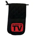 As Seen On Tv - Novelty Double Mitt Oven Gloves Double Kitchen Chef BBQ Mitts