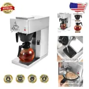 Automatic Pour Over Coffee Machine with 2 Warmers - 1.8QT Decanter Included