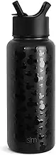 Simple Modern Disney Water Bottle with Straw Lid Vacuum Insulated Stainless Steel Metal Thermos | Gifts for Women Men Reusable Leak Proof Flask | Summit Collection | 32oz Mickey 4D