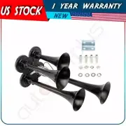 Super Loud 135db 4 Trumpet Train Air Horn Kit Truck For Ford Chevy Ram Toyota