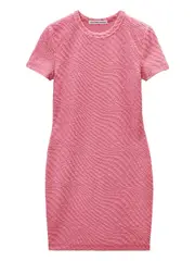 [Alexander Wang] Alexander Wang-Mini Abito Con Logo Jacquard-Donna S