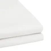 Bambury Tru Fit Fitted Sheet White Home Bedding Soft Cotton