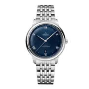 Omega De Ville 40 Prestige Chronometer Stainless Steel Blue Dial 434.10.40.20.03.001
