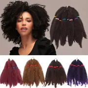 Long Afro Kinky Twist Marley Braids Crochet Braiding Hair Extensions Bulk Sale