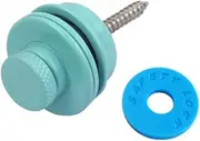 Kisangel Sturdy Mushroom Head Guitar Strap Buttons for Electric Bass Guitar Easy Install Heavy Duty Alloy Safety Locks Set of 2