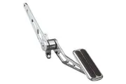Lokar Steel Accelerator Pedal with Rubber Insert Chromed LK-SG-6007