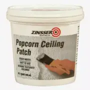 Zinsser Ready to Use White Popcorn Textured Ceiling Patch Repair 1 qt. 76084 NEW