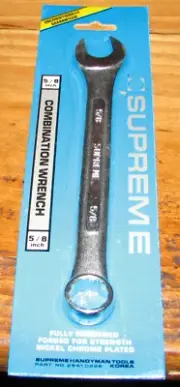 5/8 Open End Ring Spanner Wrench Supreme