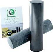 Shungite Harmonizer - Shungite & Soap Stone (Steatite)-Hand-held Energy & Chakra Balancing Kit Guaranteed Authentic Russian Natural Healing Stone Karelia EMF Protection Reiki