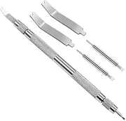 [BUBUCAM] Watchmaking Tool Spring Bars Cutlery Watches Bracelet Tool Spring Bars Remove Set Stainless Steel Handle for Watch Repair Band Adjustment Replacement Sizing