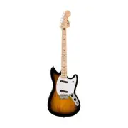 Squier Sonic Mustang Electric Guitar w/White Pickguard, Maple FB, 2-C