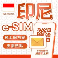 在飛比找蝦皮商城優惠-eSIM 印尼網卡 4G高速 支援熱點 峇里島網卡 峇里島上