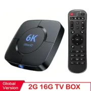 6KPRO Smart TV Box Android 12 Allwinner H618 Support 6K HD Video 2.4G/5Ghz Wifi