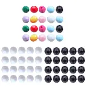 1088Pcs Creative Faceted Round Beads for Handmade Enthusiasts Beadwork Materials