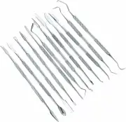12PCS Clay Sculpting Set Wax Carving Tool Stainless Steel Carving Pottery Tool