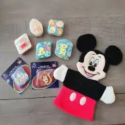Disney Magic Towels & Bath Mitts Lot