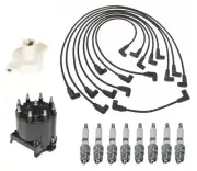 ACDelco Ignition Kit Distributor Rotor Cap Wire Spark Plugs for Chevy GMC V8