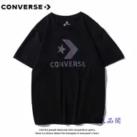 在飛比找Yahoo!奇摩拍賣優惠-【熱賣精選】CONVERSE匡威純棉短袖衣服 寬鬆短袖 透氣