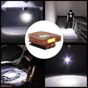 Clip On Hat Light Motion Sensing 2 Gears USB Rechargeable Mini Hands C HF