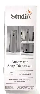 Studio 3B Automatic Liquid Soap Dispenser in Matte Nickel 10 oz Capacity