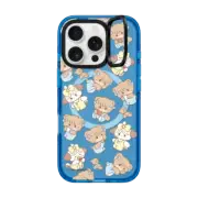 iPhone 16 Pro Impact Ring Stand Case MagSafe Compatible souffle & latte pattern