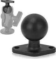 1.5 Inch Ball Mounting Base, Round Aluminum Alloy Plate for RAM Mount and for BRCOVAN C Size 1.5 Inch Ball Double Base Arm