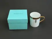 Tiffany & Co. Imperial Frank Lloyd Wright Mug Gold Rims Authentic Original box